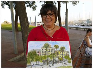 pintura d’alumnes d’Espaidart