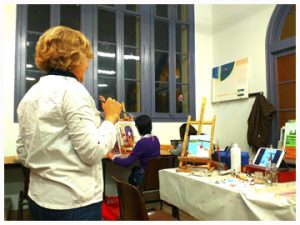 Classe de pintura a Barcelona