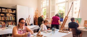 Alumnes de l’acadèmia d’art